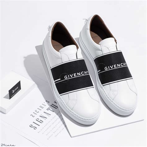 givenchy paris strap leather sneaker|givenchy slip on sneakers men's.